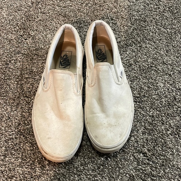 White slip on vans - Picture 1 of 4